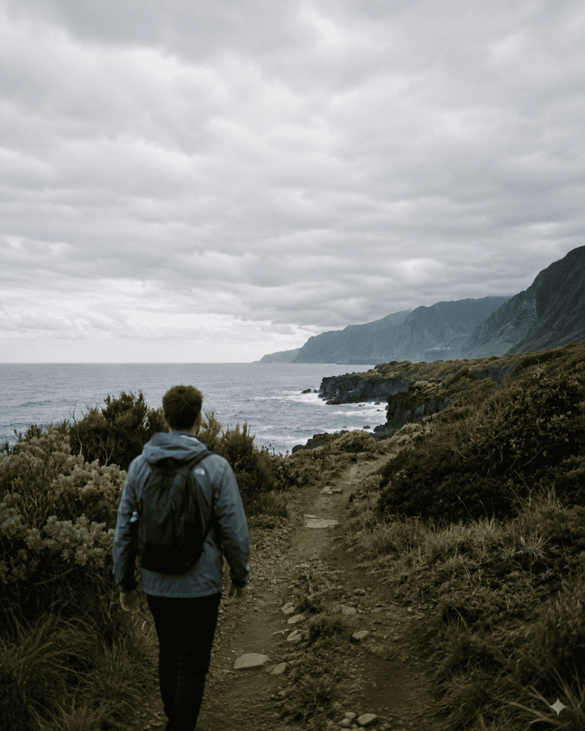Image représentant une immersion dans la nature à La Réunion dans le cadre du parcours santé et longévité proposé par le centre NÛMA, favorisant reconnexion, mouvement, récupération mentale et équilibre global.